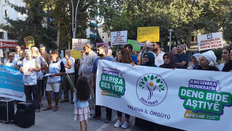 Yalova’da 1 Eylül Dünya Barış Günü Mesajı; Savaşa Hayır, Barış Hemen Şimdi!