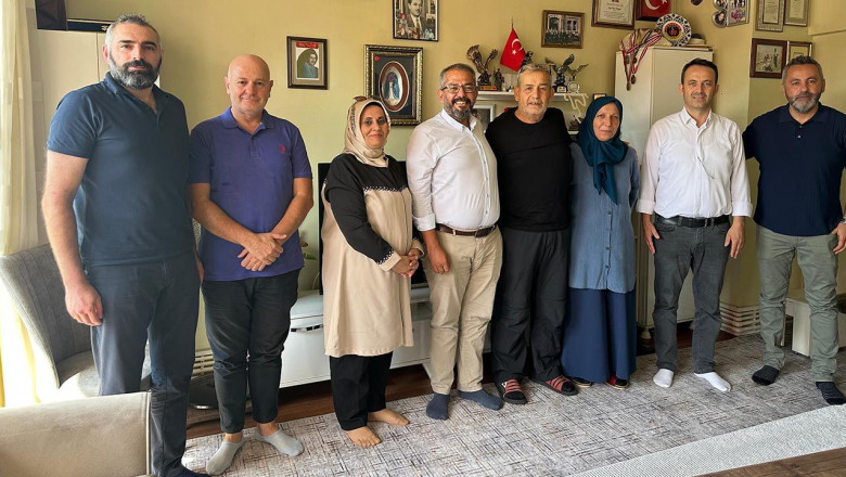 Anahtar Parti Yalova İl Teşkilatı’ndan Kahraman Gazi Ergin Başkazak’a Ziyaret