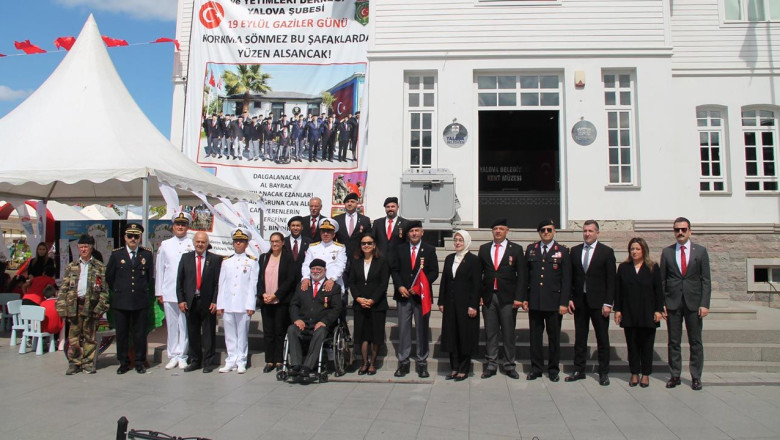 Yalova, 19 Eylül’de Gazilerini Unutmadı