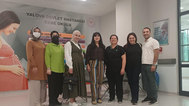 Yalova Eğitim ve Araştırma Hastanesi’nden Gebe Okulunda Eşli Eğitim