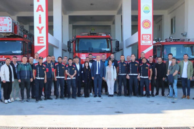 Başkan Kurt’tan İtfaiye Erlerine Ziyaret ve Teşekkür
