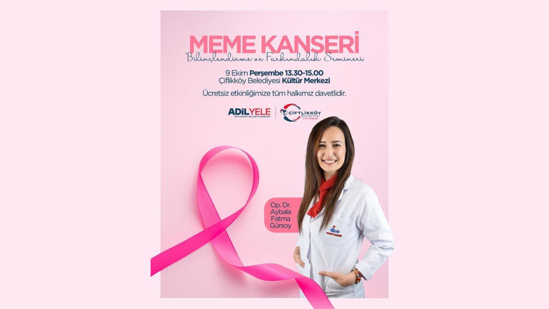Çiftlikköy Belediyesi’nden Meme Kanseri Semineri