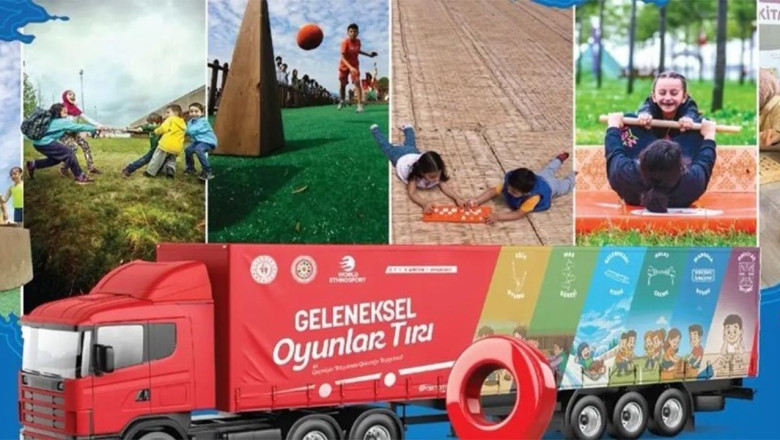 Bir Tır Dolusu Geleneksel Oyun Yalova’da Çocuklarla Buluşuyor