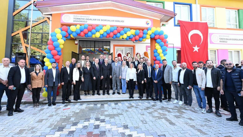 YTSO Başkanı Cemil Demiryürek, Orhangazi TOBB Anaokulu Açılışına Katıldı