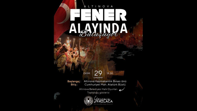 Altınova Fener Alayında Buluşuyor