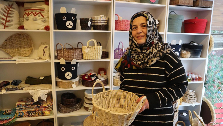 Termal’de Kadın Dayanışması Kağıdı Sanata Dönüştürdü