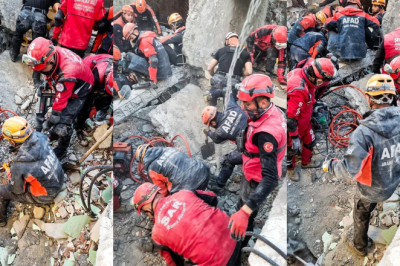 Yalova AFAD Ekibi Gebze’deki Bina Çökmesi Olayına Müdahale Etti
