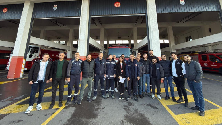 Marmaragaz Çalışanlarına Yangın Tatbikatı