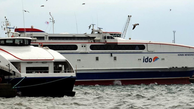 İstanbul'da Vapur Seferleri İptal Edildi