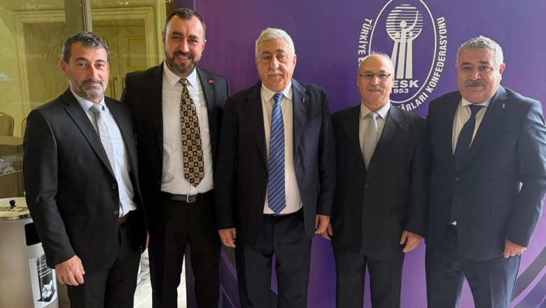 TESK Toplantısına Katıldılar