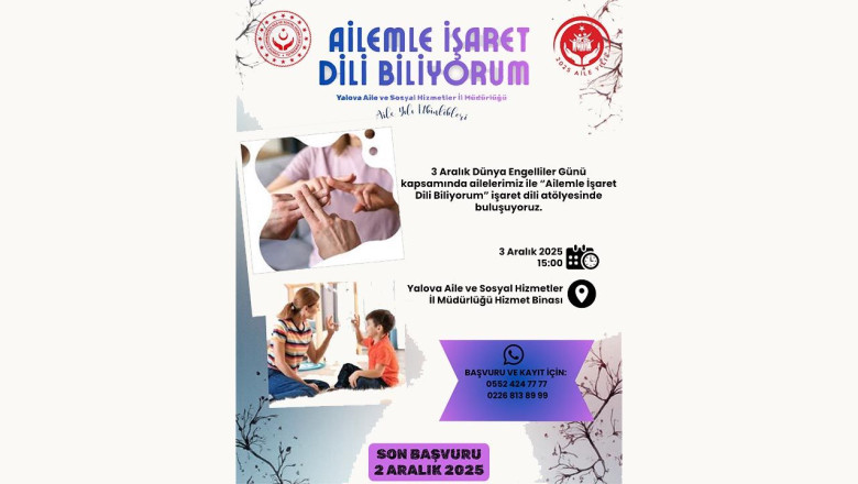 Aileler İşaret Diliyle İletişimi Güçlendirecek
