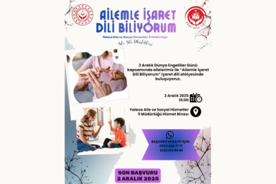 “Ailemle İşaret Dili Biliyorum” Atölyesi ile Farkındalık Artıyor