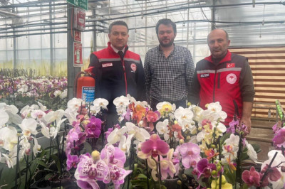 Müdür İlmeç’ten Türkiye’nin Yerli Orkide Üretim Tesisine Ziyaret