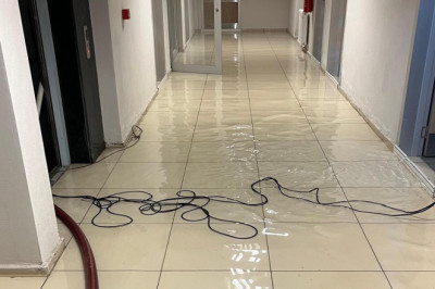 Aile Sağlığı Merkezi’ni Su Bastı