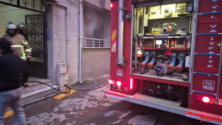 Alevler Korkuttu, İtfaiye Anında Müdahale Etti