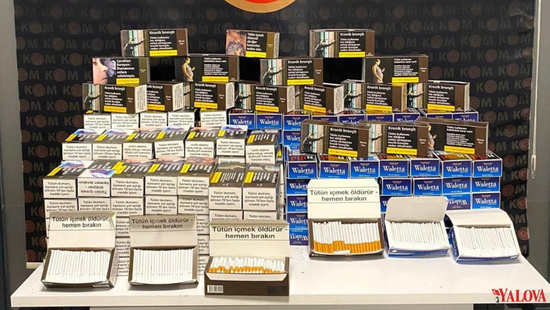 Yalova’da Kaçak Tütün ve Sigara Operasyonu: 1,5 Ton Açık Tütün Ele Geçirildi