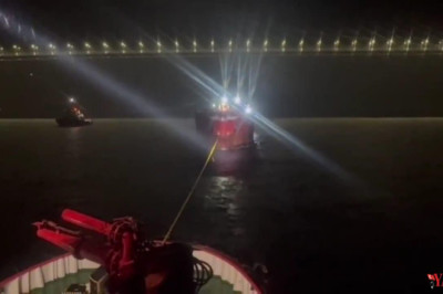 Çanakkale Boğazı'ndan Geçen Genel Kargo Gemisi Makine Arızası Yaptı