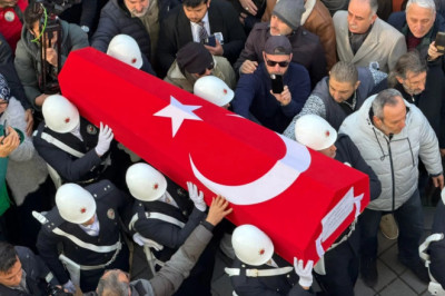 YALOVA ŞEHİTLERİNİ UĞURLADI