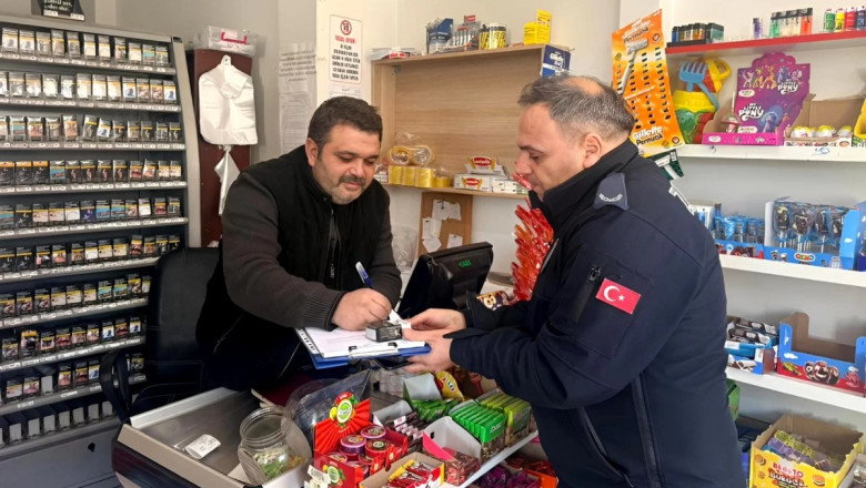 ÇİFTLİKKÖY’DE MARKETLER DENETLENDİ