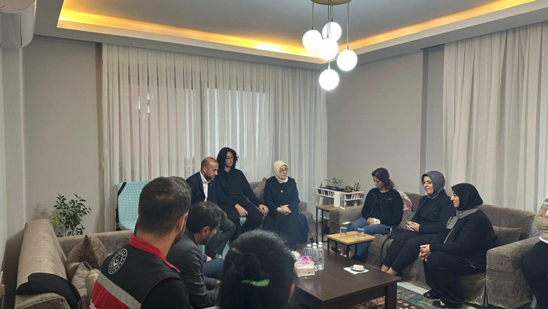 ŞEHİT POLİS İLKER PEHLİVAN’IN AİLESİNE ZİYARET