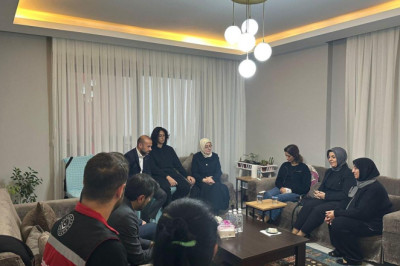 ŞEHİT POLİS İLKER PEHLİVAN’IN AİLESİNE ZİYARET