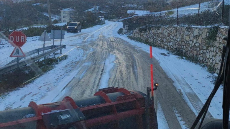 YALOVA YENİ YILA KARLA GİRDİ