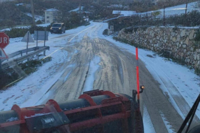 YALOVA YENİ YILA KARLA GİRDİ