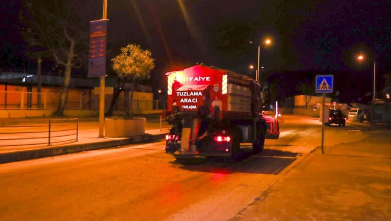 TUZLAMA ÇALIŞMALARI DEVAM EDİYOR