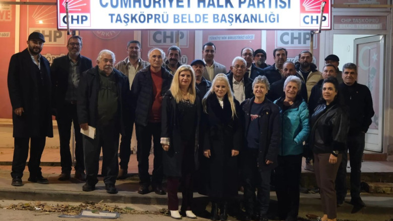 CHP YÖNETİMİ, TAŞKÖPRÜ’DEYDİ