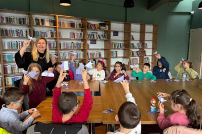 KÜTÜPHANE’DE İLK ETKİNLİK GERÇEKLEŞTİRİLDİ