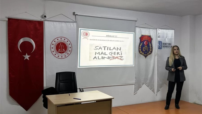 TÜKETİCİ HAKLARI ANLATILDI