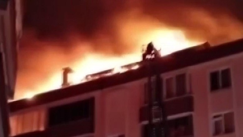 Yalova'da Çatı Katında Mangal Keyfi Yangınla Bitti