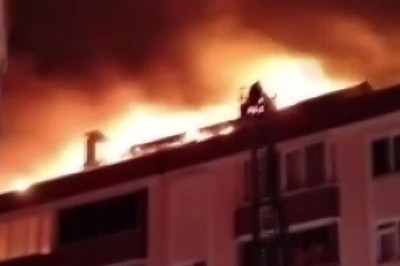 Yalova'da Çatı Katında Mangal Keyfi Yangınla Bitti