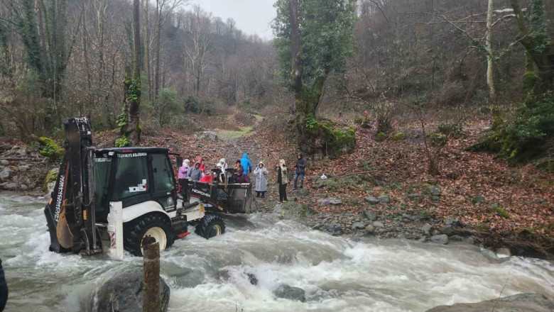 TREKKİNG GRUBU, TEŞVİKİYE’DE MAHSUR KALDI