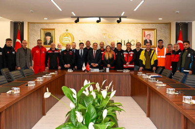 Arama Kurtarma Kuruluşlarından Vali Usta’ya Ziyaret