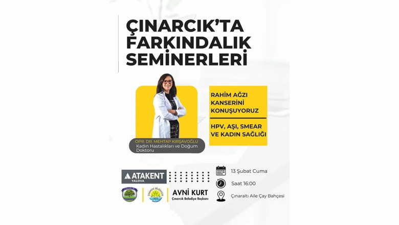 Kadınları Yakından İlgilendiren Konu Çınarcık’ta Ele Alınacak