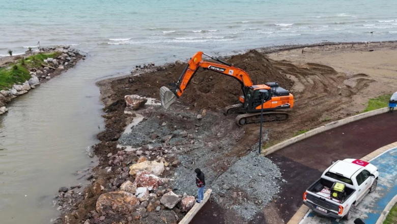 GACIK DEREAĞZINDA ÇALIŞMA BAŞLADI