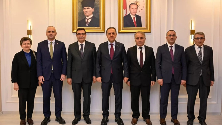 DEFTERDAR TEKİN’DEN VALİ USTA’YA ZİYARET