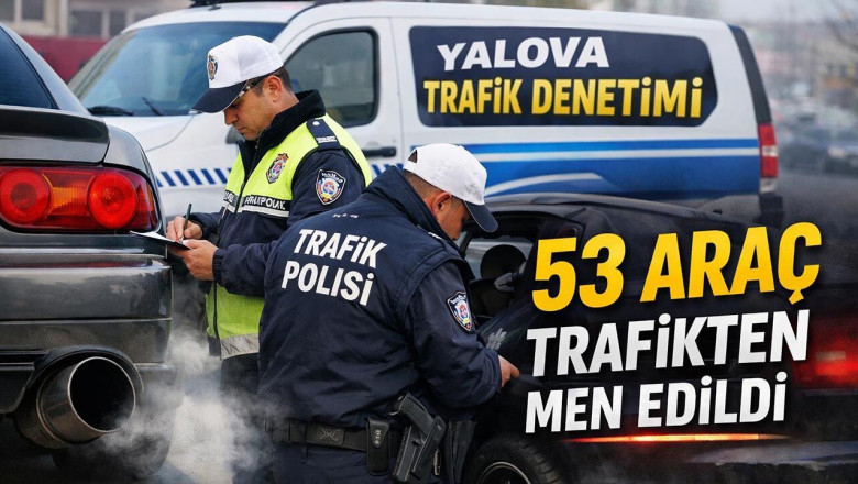 Yılın İlk Denetimlerinde 53 Araca Ceza Kesildi