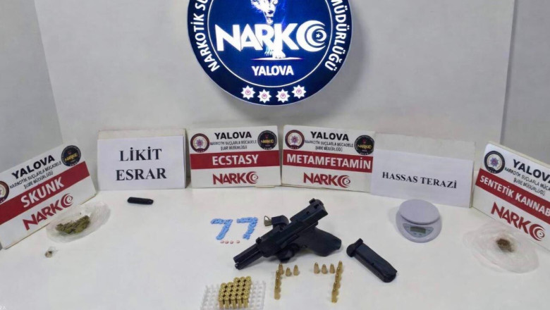 Yalova İl Emniyet Müdürlüğü’nden Uyuşturucu Operasyonu: 4 Tutuklama