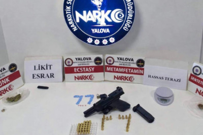 Yalova İl Emniyet Müdürlüğü’nden Uyuşturucu Operasyonu: 4 Tutuklama