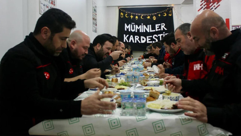 Arama Kurtarma Ekipleri İftarda Buluştu