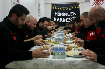 Arama Kurtarma Ekipleri İftarda Buluştu