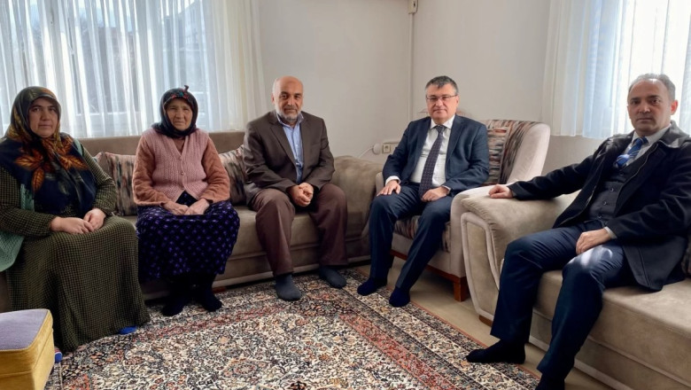 ÇİFTLİKKÖY’DE ŞEHİT AİLELERİNE ANLAMLI ZİYARET