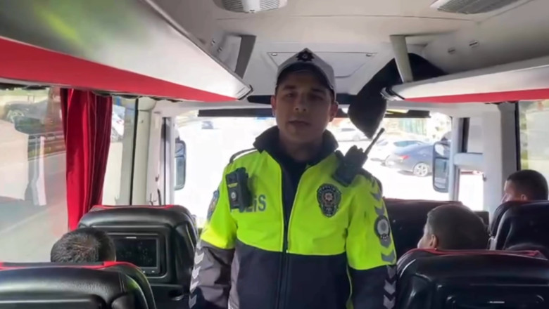 Yalova’da Bayram Mesaisi: Otobüs Yolcularına Emniyet Kemeri Uyarısı