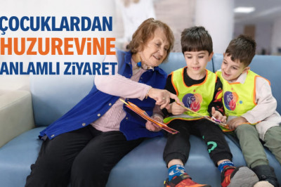 Minik Kalplerden Büyüklerine Anlamlı Ziyaret