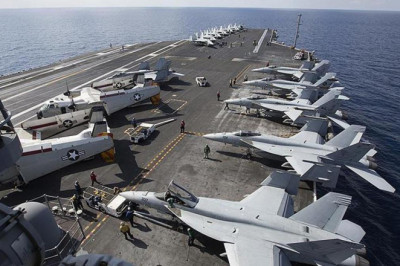 Trump, binlerce askeri bölgeye yığıyor! ABD'nin 3. uçak gemisi yola çıktı!