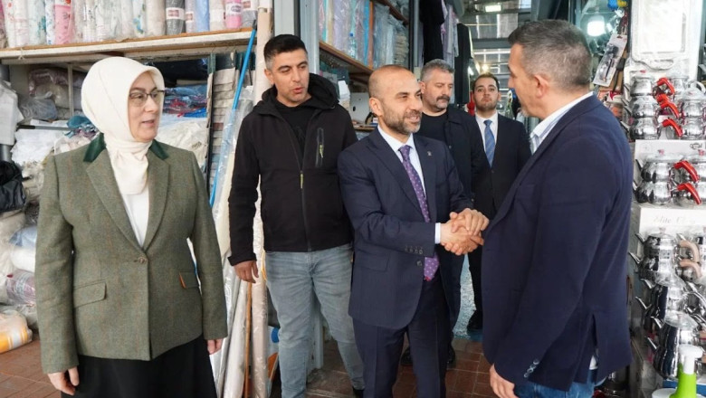 AK PARTİ HEYETİNDEN PAZARYERİNE ZİYARET