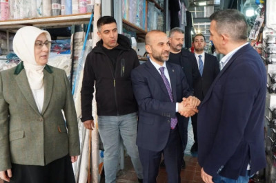 AK PARTİ HEYETİNDEN PAZARYERİNE ZİYARET