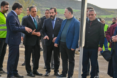 VALİ USTA, KILIÇ YOLU ÇALIŞMALARINI YERİNDE İNCELEDİ